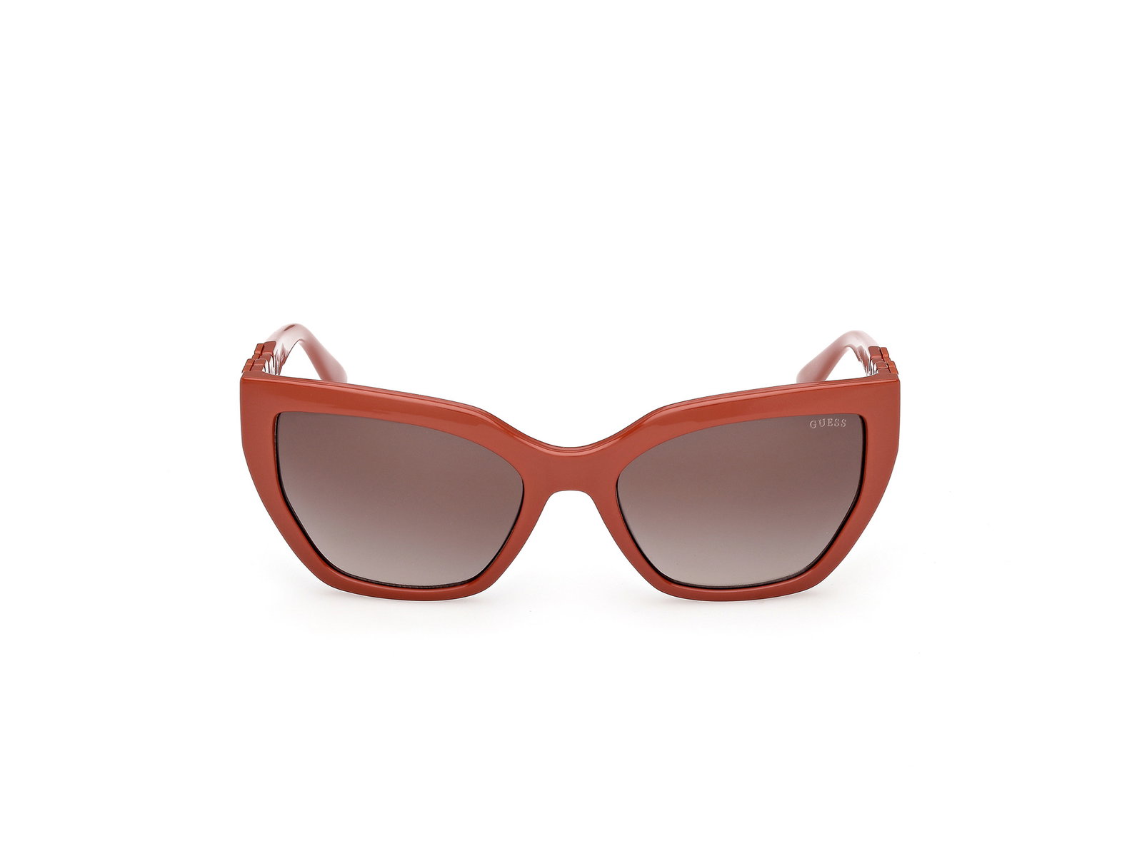 Das Bild zeigt die Sonnenbrille GU00264 von Guess in der Farbe Orange.