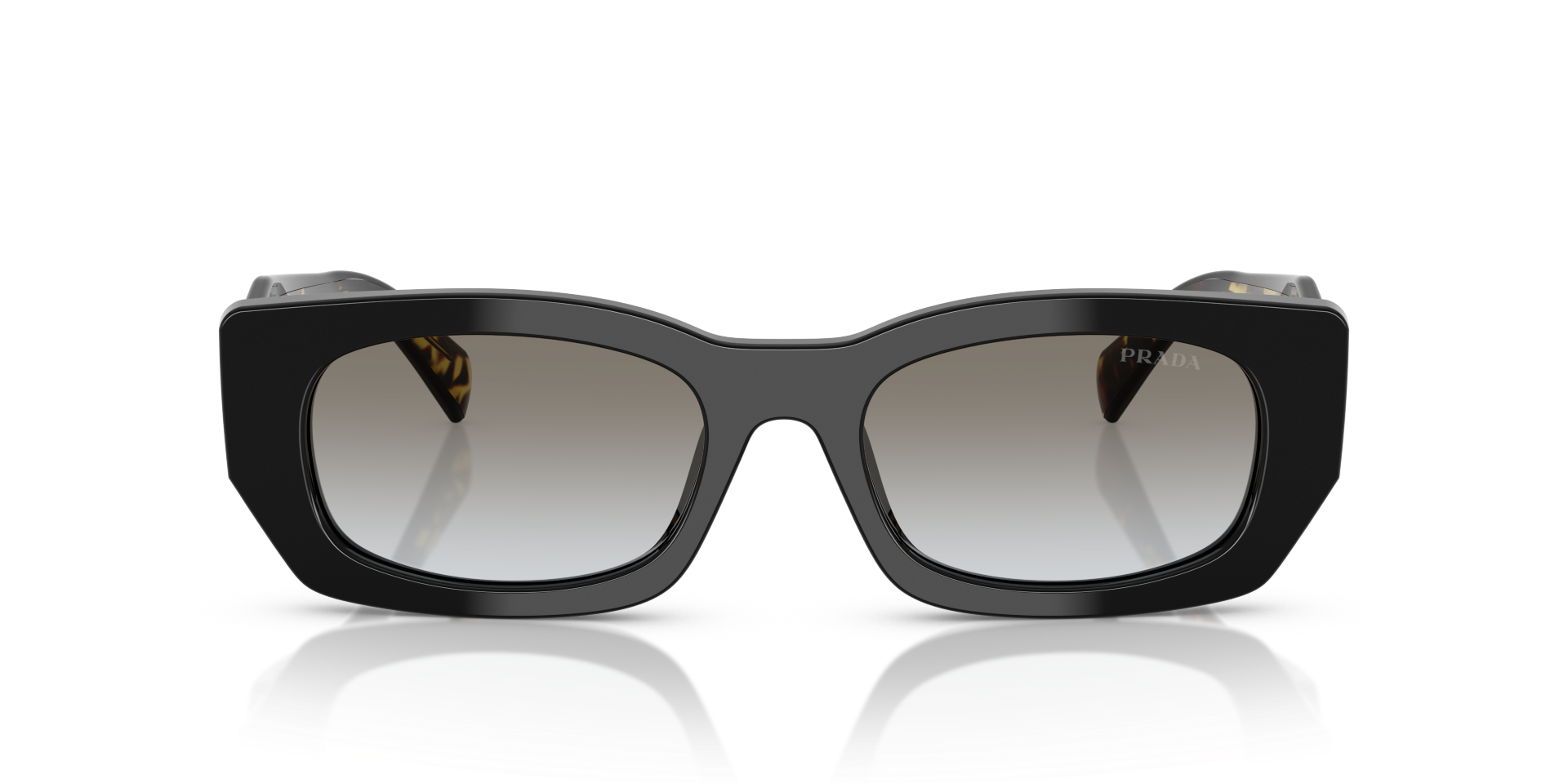 Auf diesem Bild sehen Sie die Sonnenbrille 0PR B05S von Prada in der Farbe Schwarz.