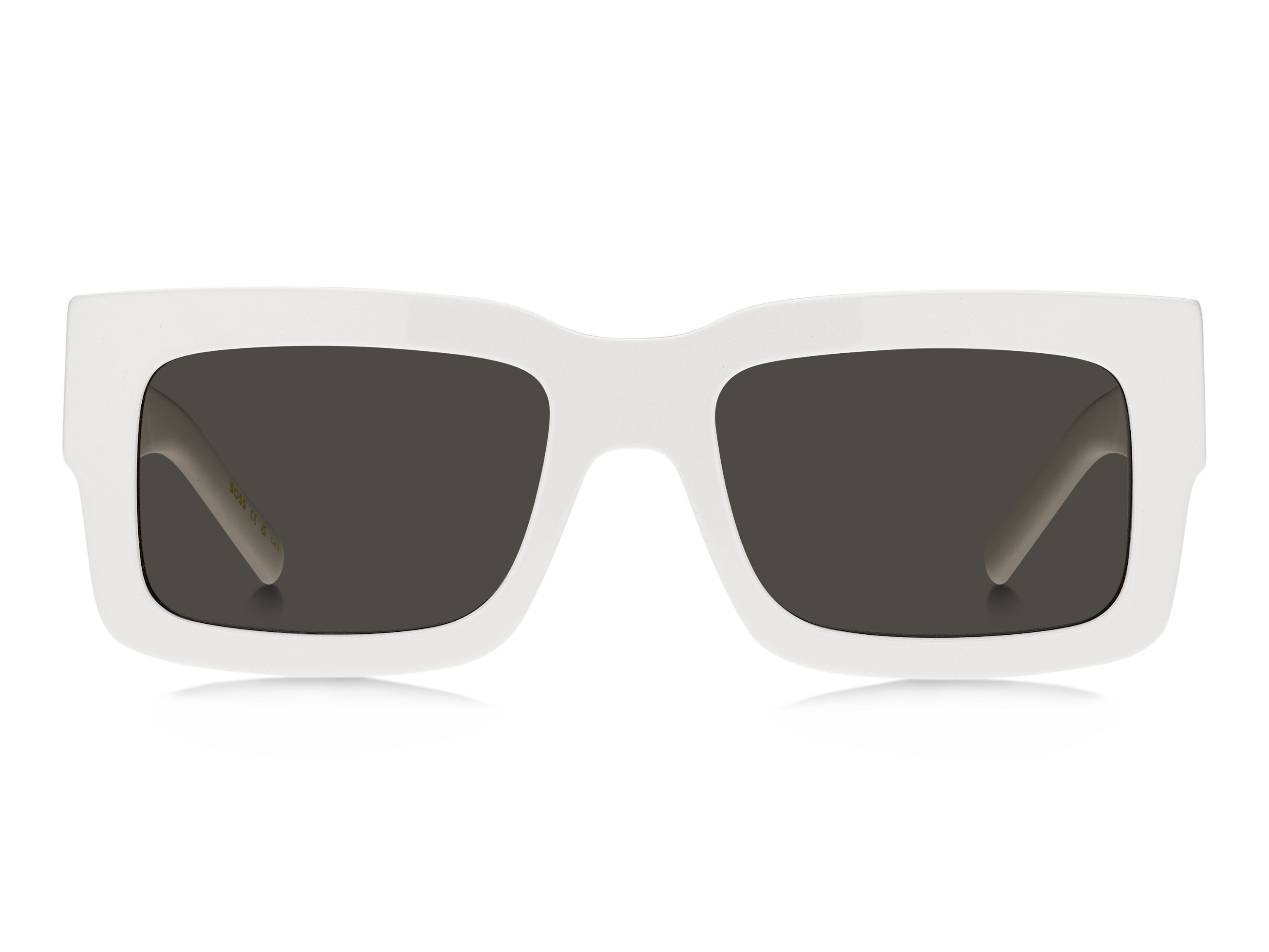 Das Bild zeigt die Sonnenbrille BOSS1654S VK6 von der Marke BOSS in Weiß.