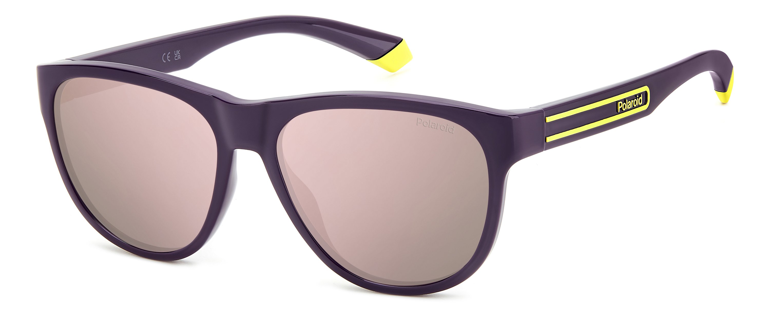 Das Bild zeigt die Sonnenbrille 2156S B3V von der Marke Polaroid in  violett.
