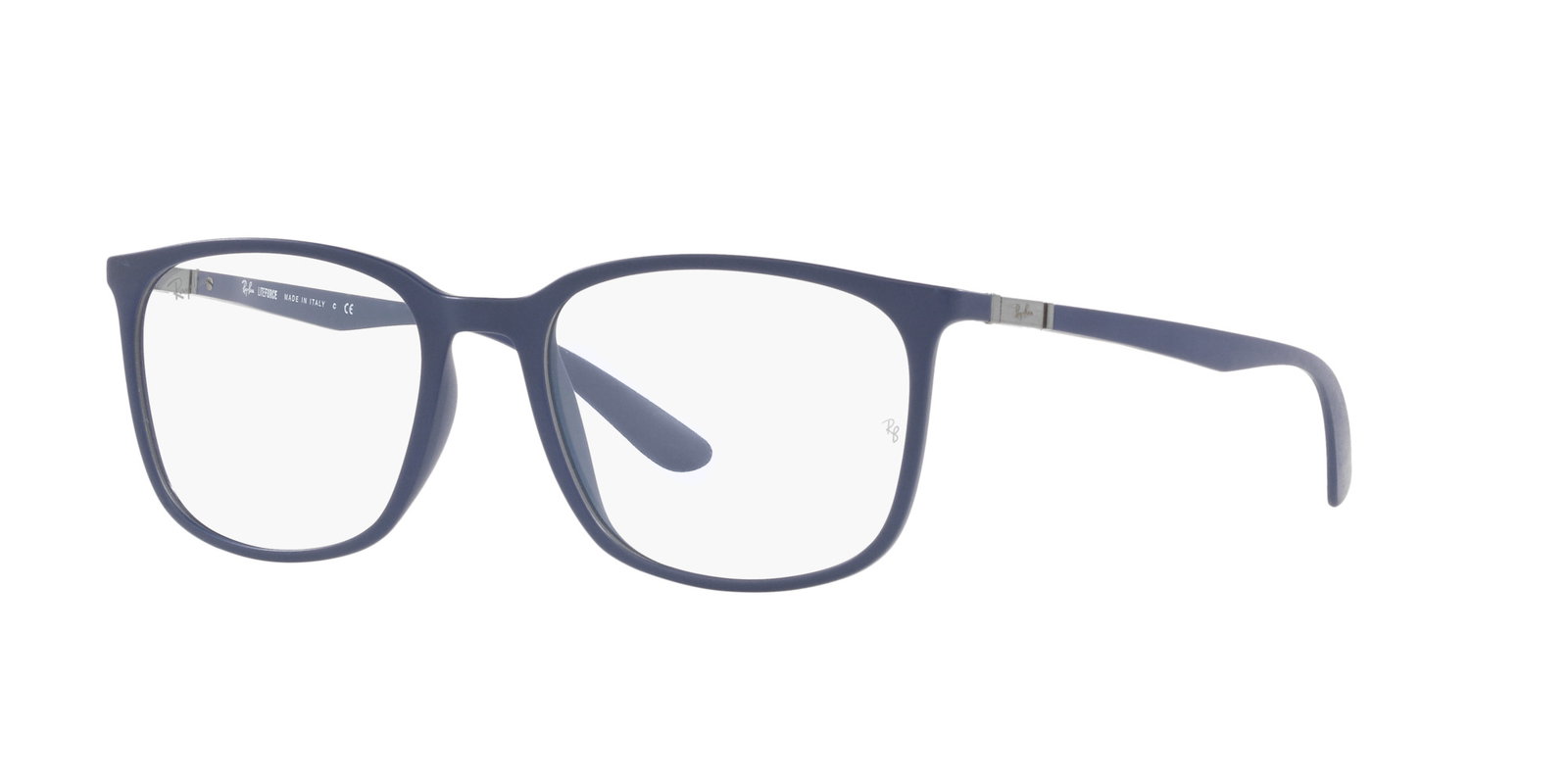Das Bild zeigt die Korrektionsbrille RX7199 5207 von der Marke Ray Ban in Dunkelblau.