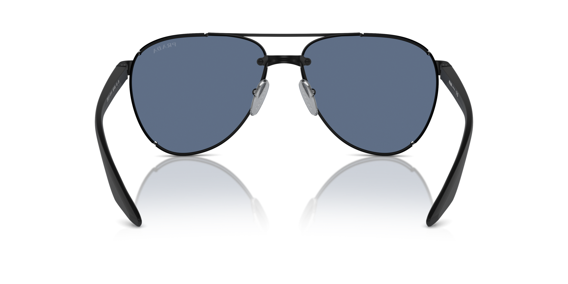 Das Bild zeigt die Sonnenbrille PS51YS 1BO06A von der Marke Prada Linea Rossa in schwarz.