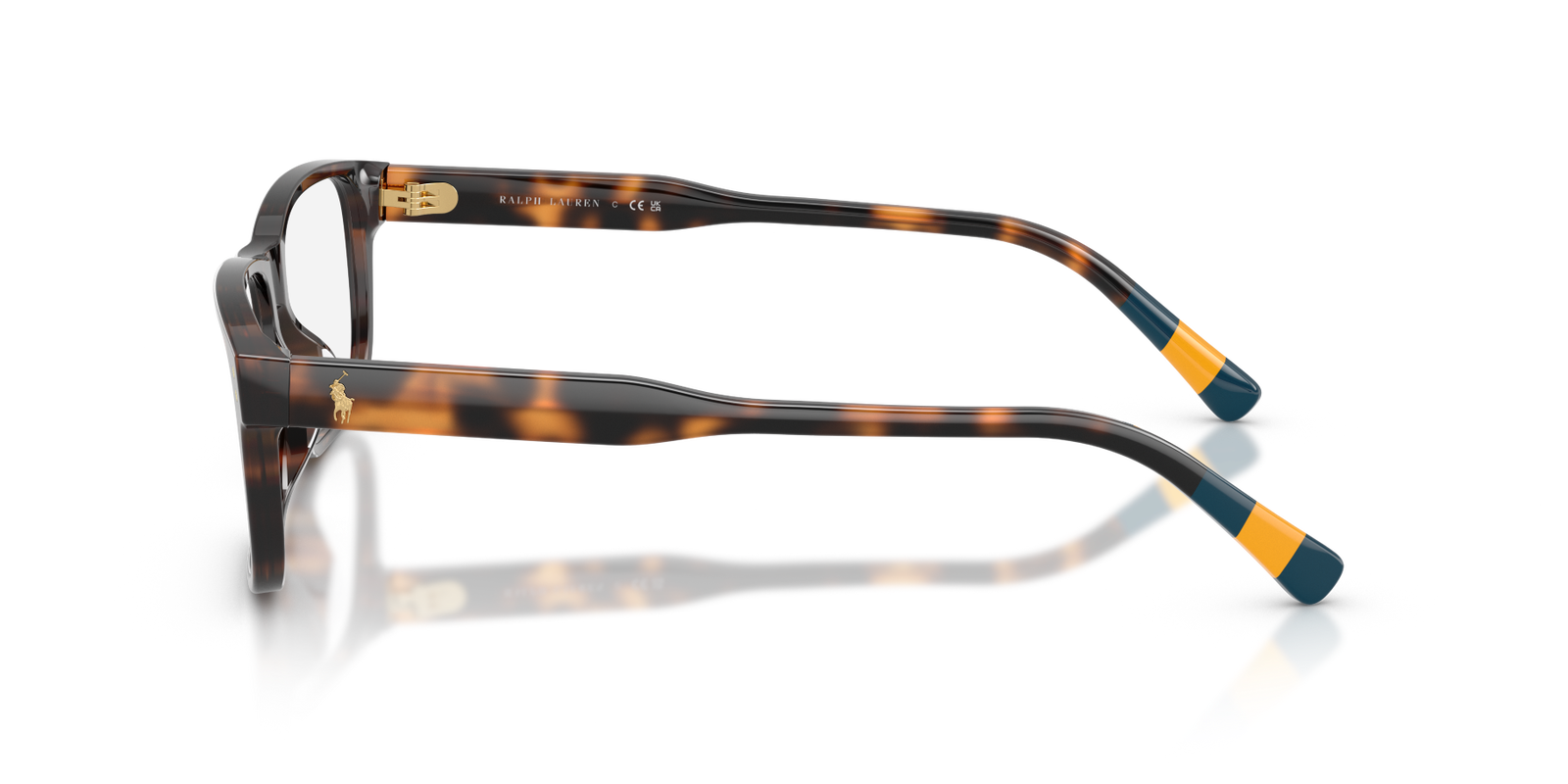 Das Bild zeigt die Korrektionsbrille 0PH2302U von Polo in der Farbe gemustert.