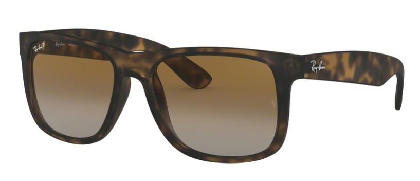 Ray-Ban Justin Rubber Sonnenbrille RB4165 865/T5 55