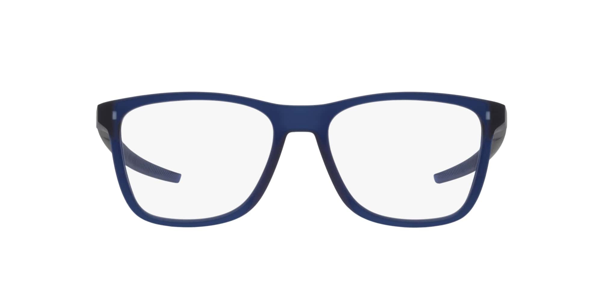 Das Bild zeigt die Korrektionsbrille OX8163 816308 von der Marke Oakley  in  blau transluzent.