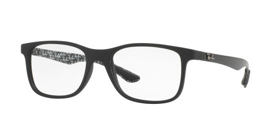 Ray Ban RX8903 5263 – Schwarze Herrenbrille Matt Eckig