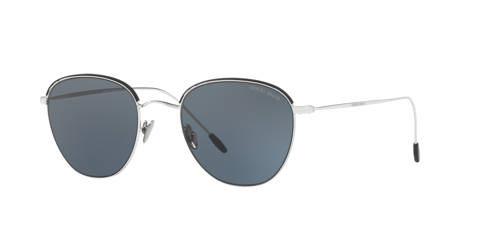 Giorgio Armani Sonnenbrille für Herren AR6048 301587 51 Silber/Schwarz
