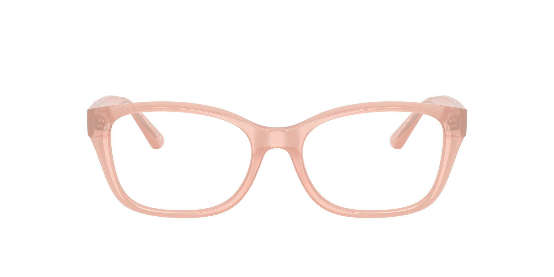 Das Bild zeigt die Korrektionsbrille RL6252U von der Marke Ralph Lauren in Babyrosa