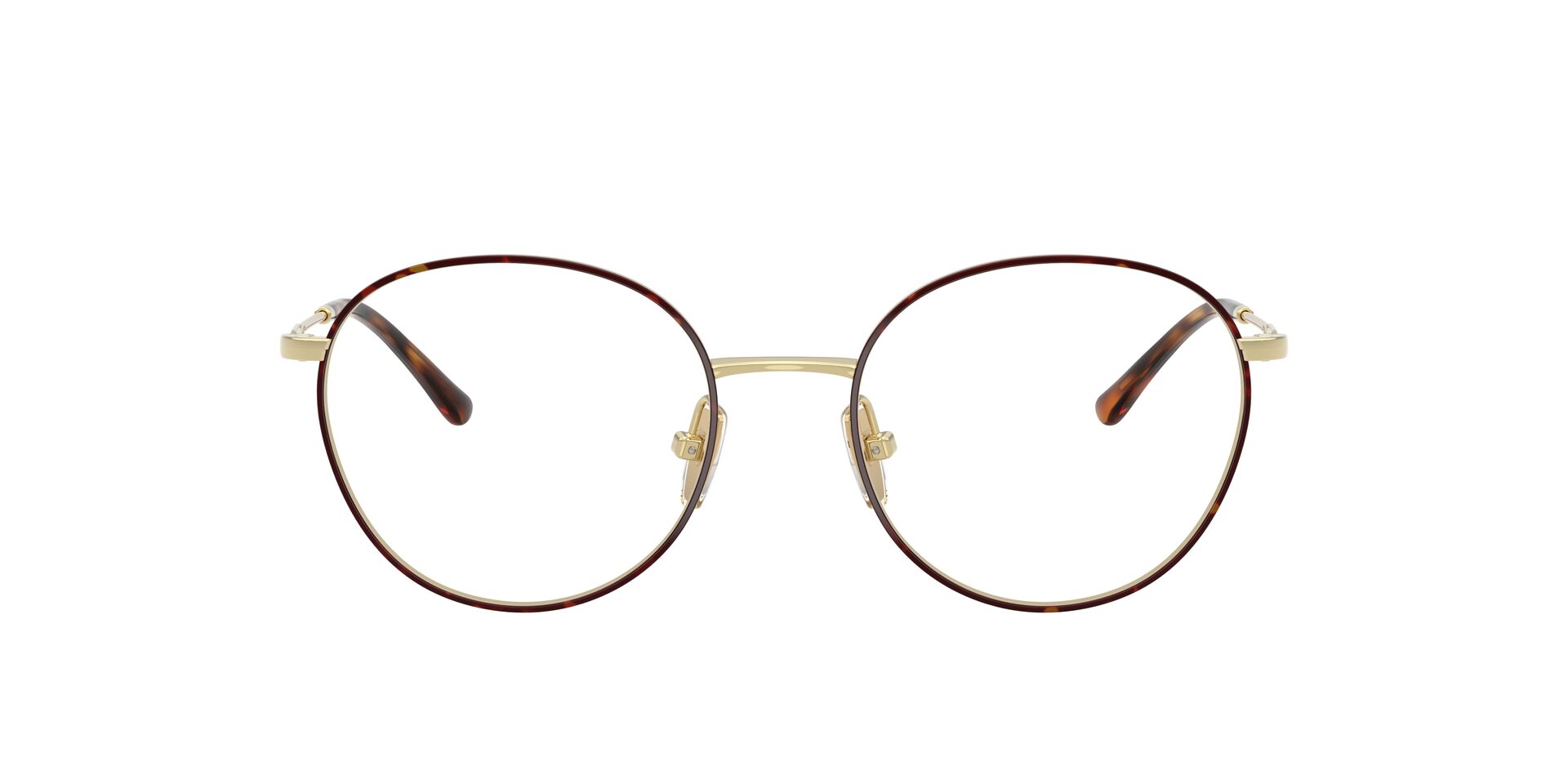 Das Bild zeigt die Korrektionsbrille 4280 von der Marke Vogue in der Farbe Schwarz Gold.
