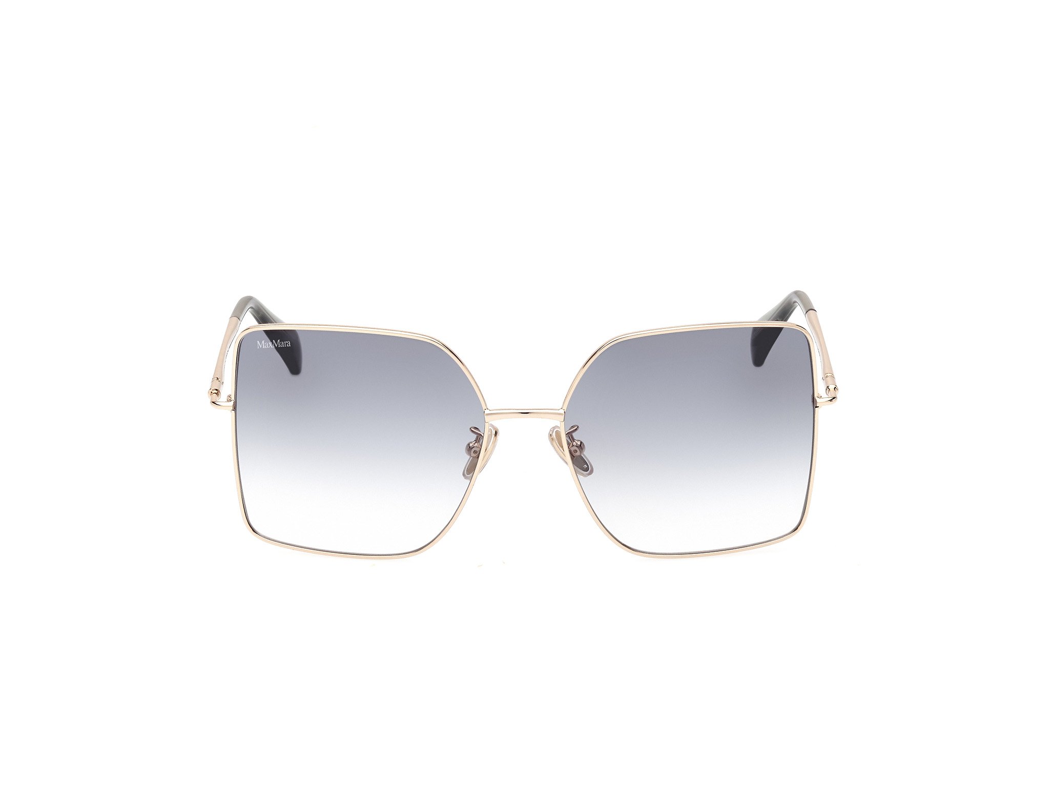 Das Bild zeigt die Sonnenbrille MM0062-H 32P von der Marke Max Mara in Blassgold