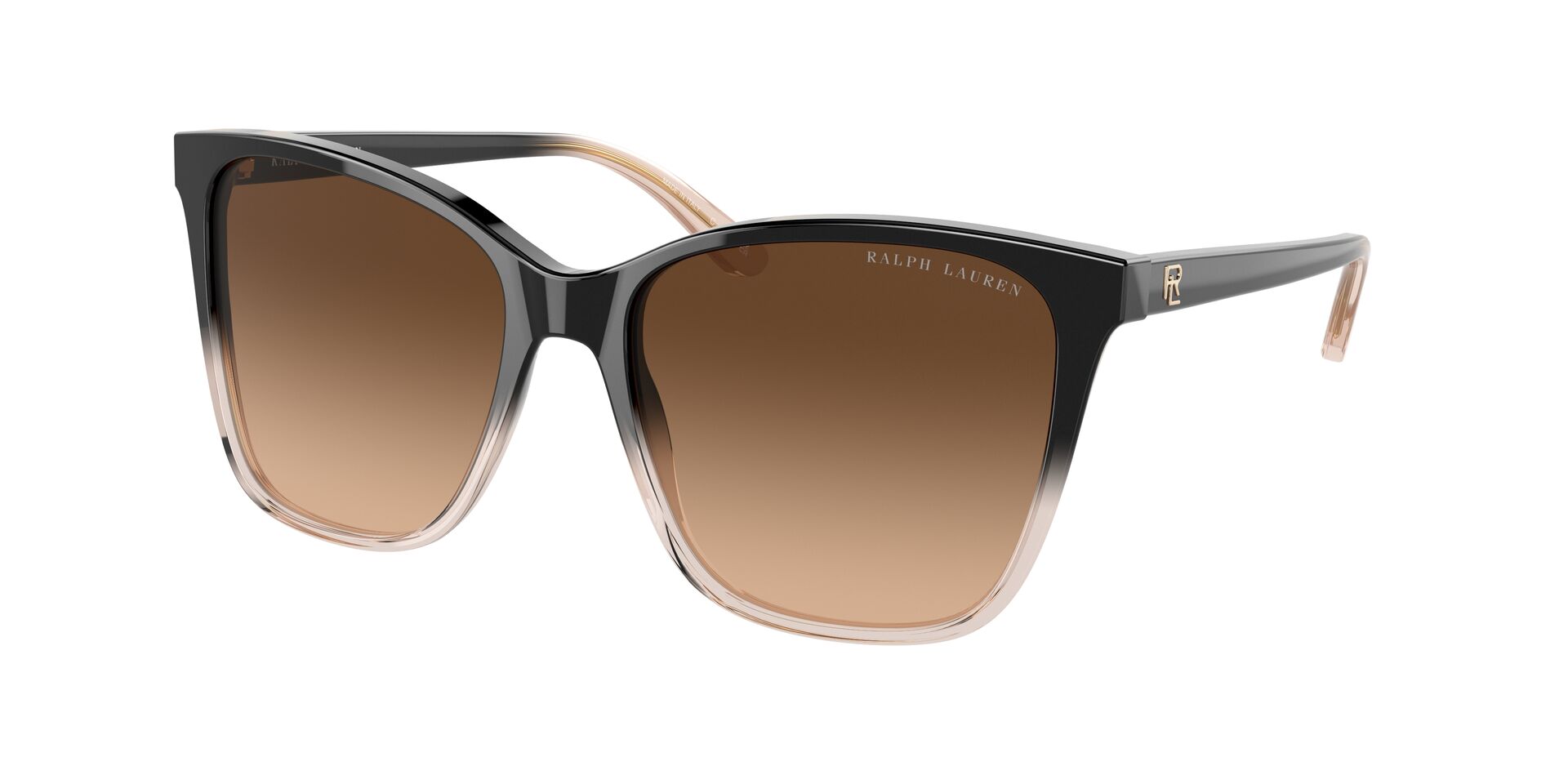 Das Bild zeigt die Ralph Sonnenbrille RL8201 602274 leicht seitlich.