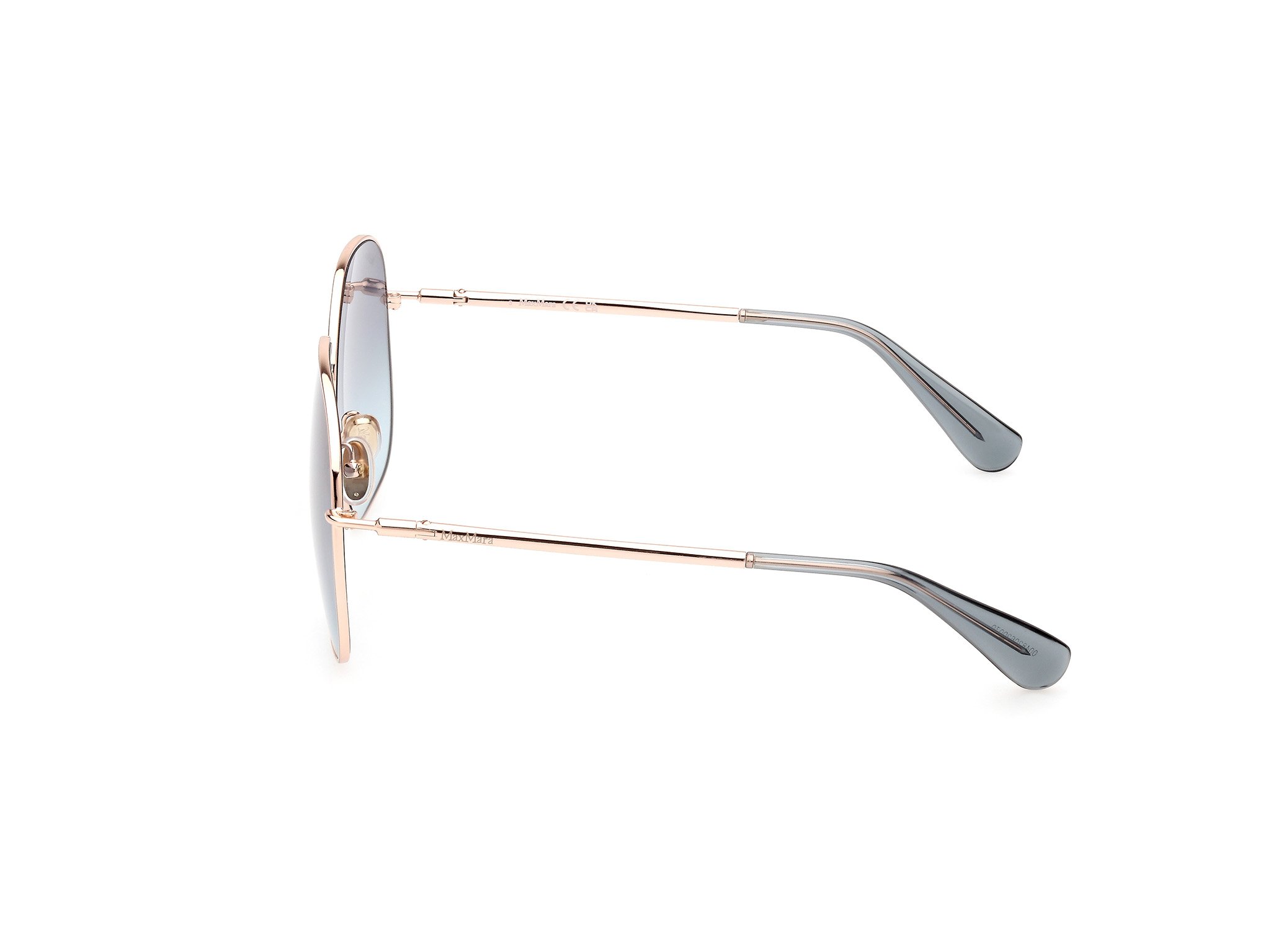 Das Bild zeigt die Sonnenbrille MM0061 28W von der Marke Max Mara in Rose Gold.