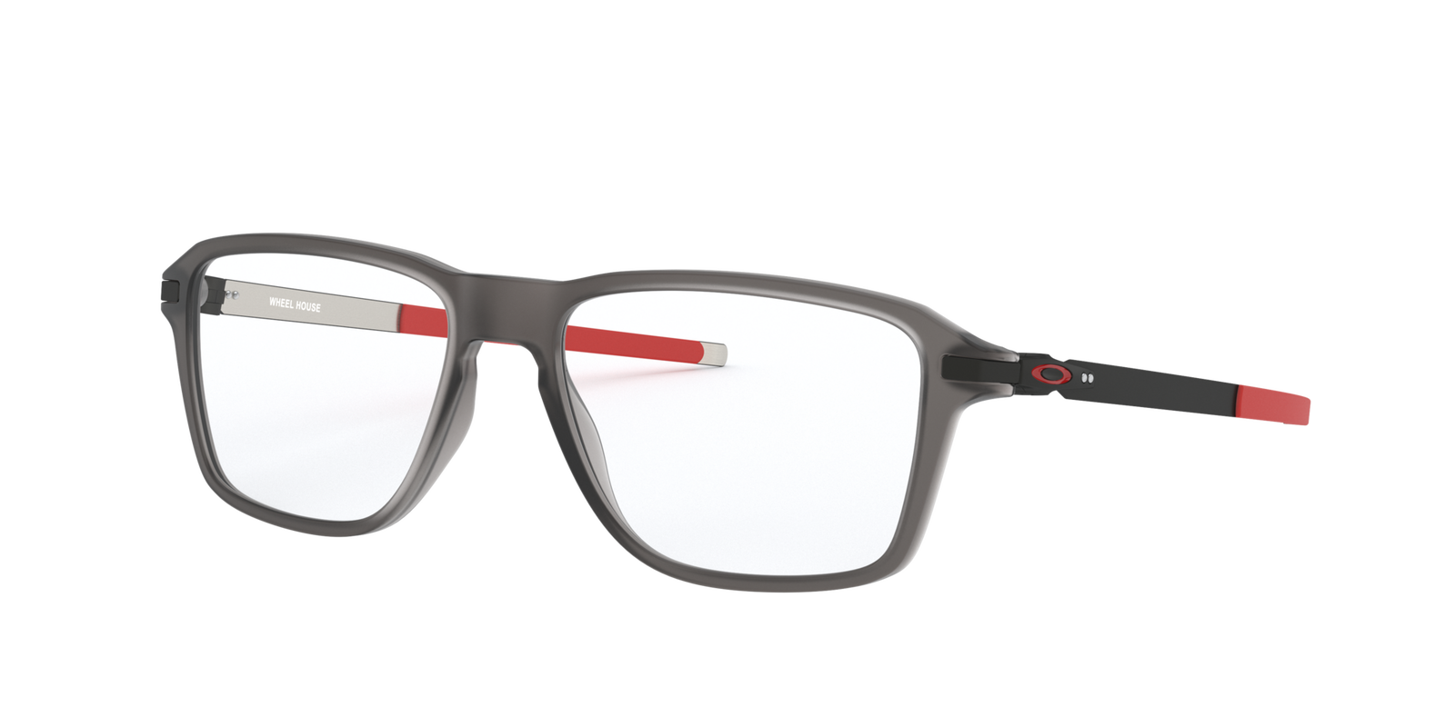 Oakley OX8166 816603 – Quadratische Brille Schwarz Rot Kunststoff
