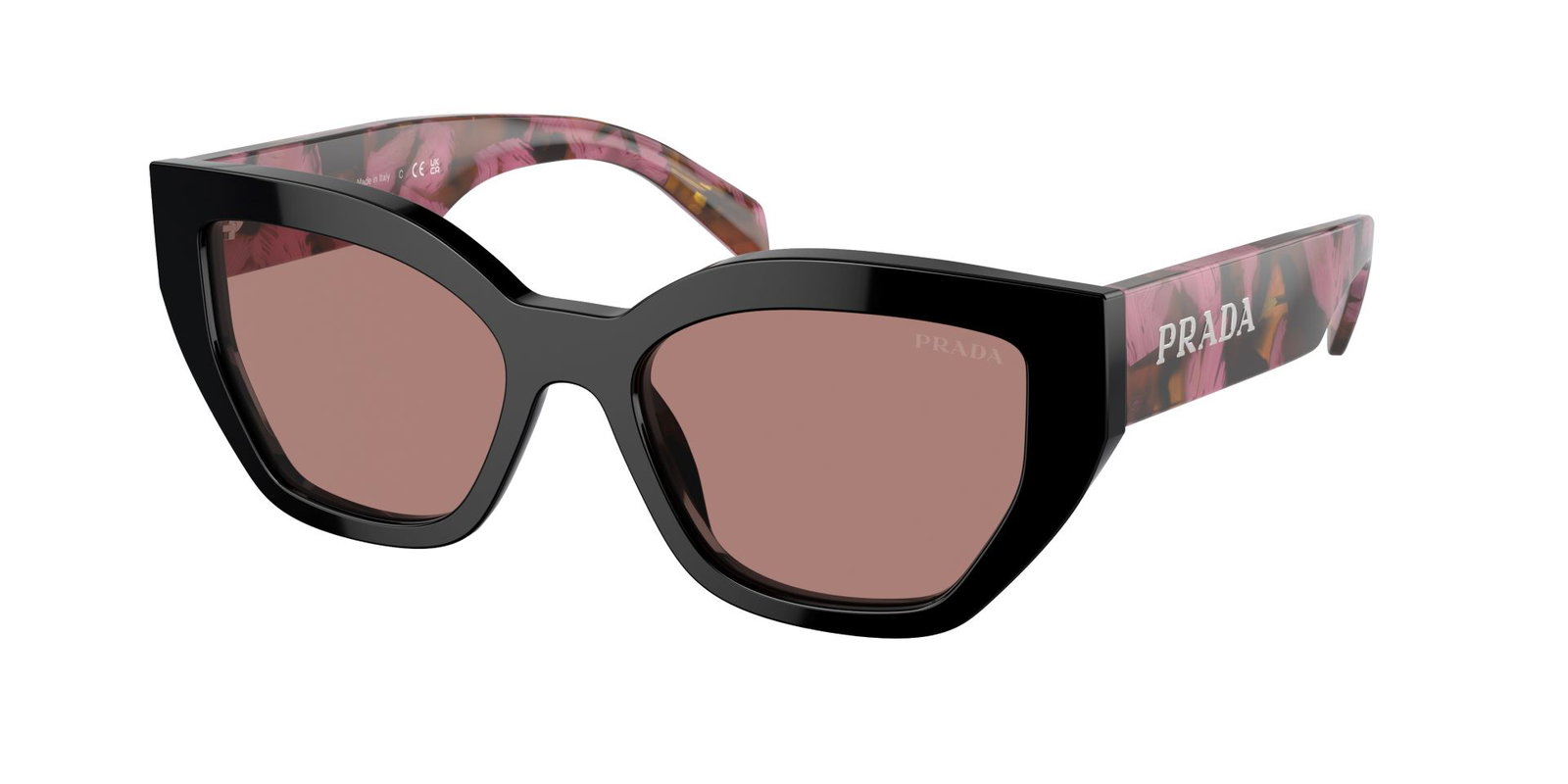 Prada Sonnenbrille für Damen 0PR A09S in Schwarz