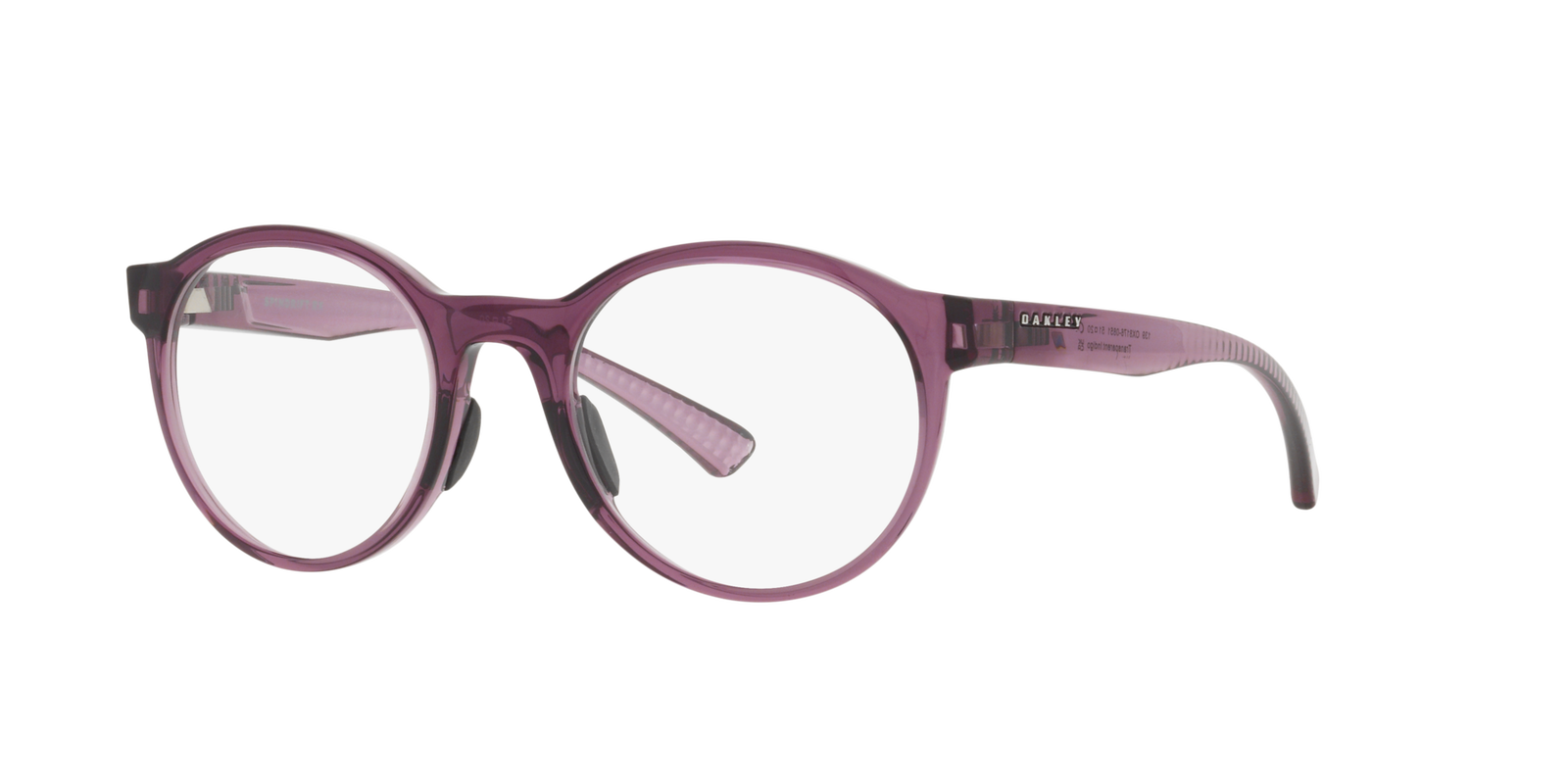 Oakley OX8176 817608 – Runde Brille Lila Transparent Kunststoff