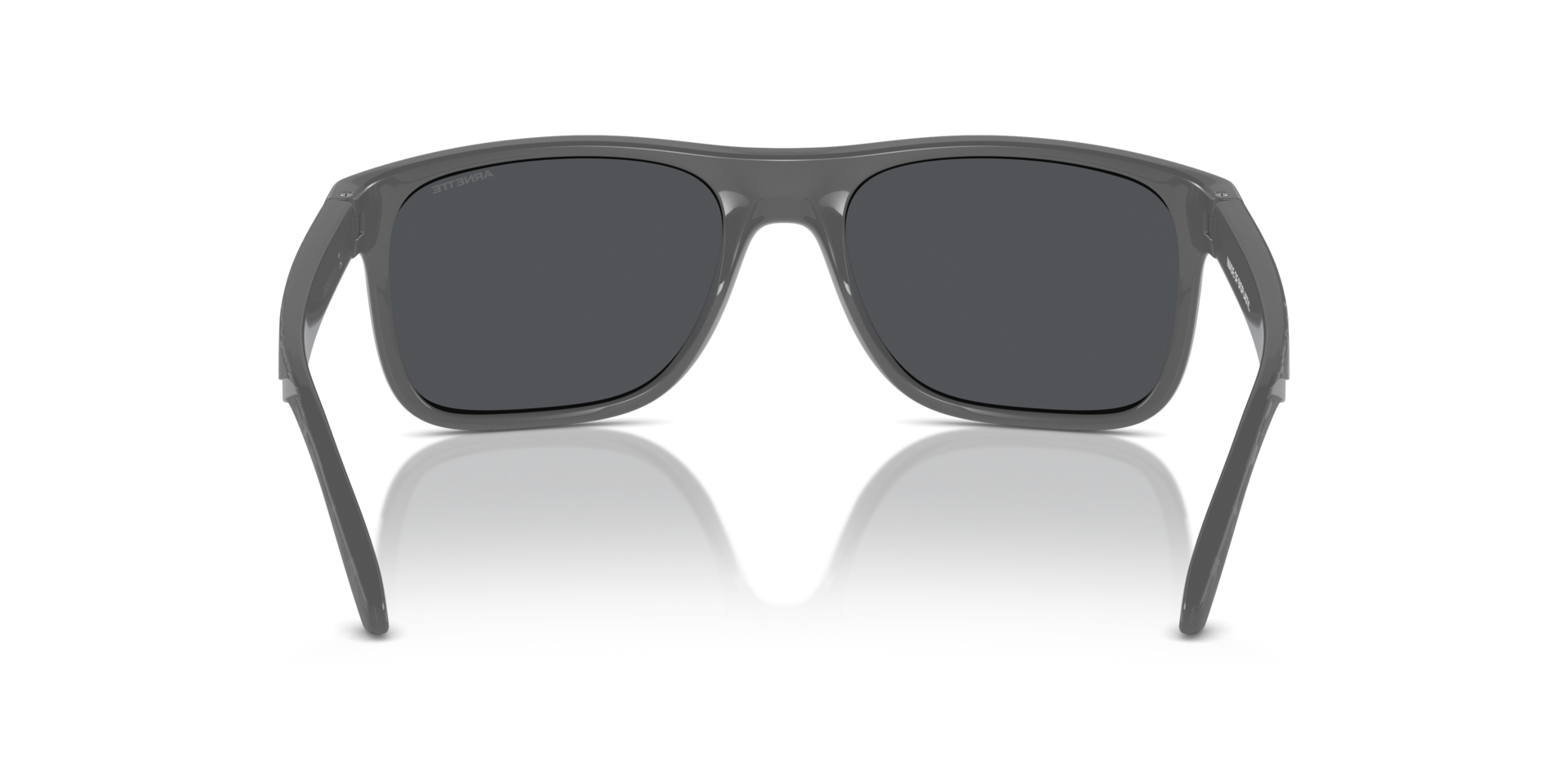 Das Bild zeigt die Sonnenbrille AN4341 287087 von der Marke Arnette in schwarz/grau.
