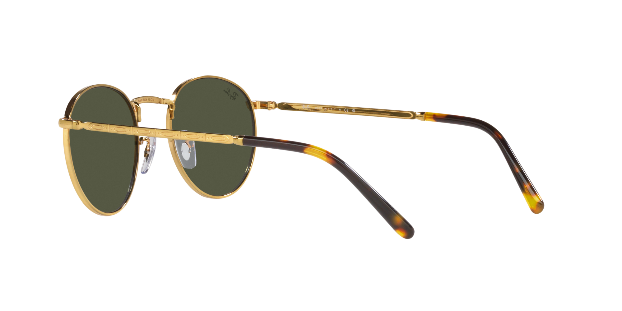 New Round Ray Ban Unisex Sonnenbrille in Gold RB3637 919631 50