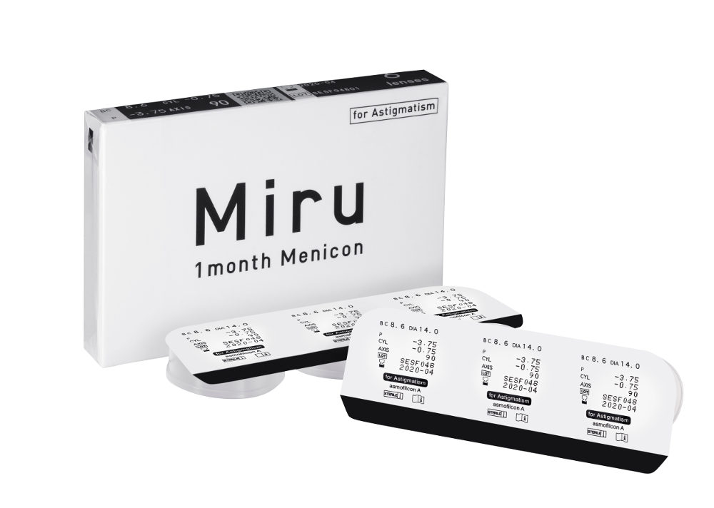 Miru for Astigmatism, Menicon (6 Stk.)