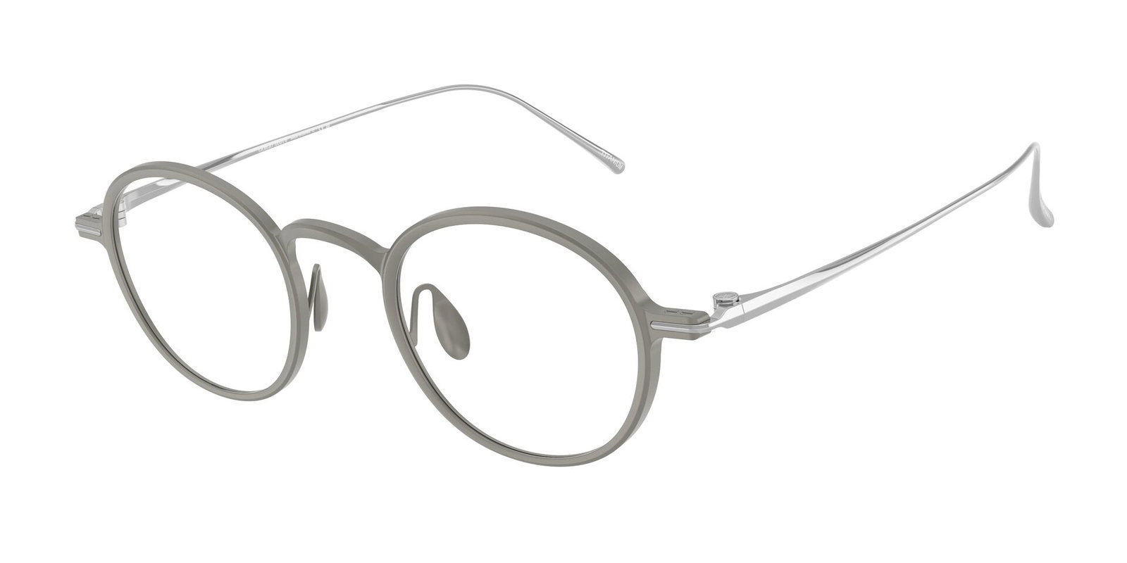 zu sehen ist die Korrektionsbrille 0AR5159T von Giorgio Armani in der Farbe Silber