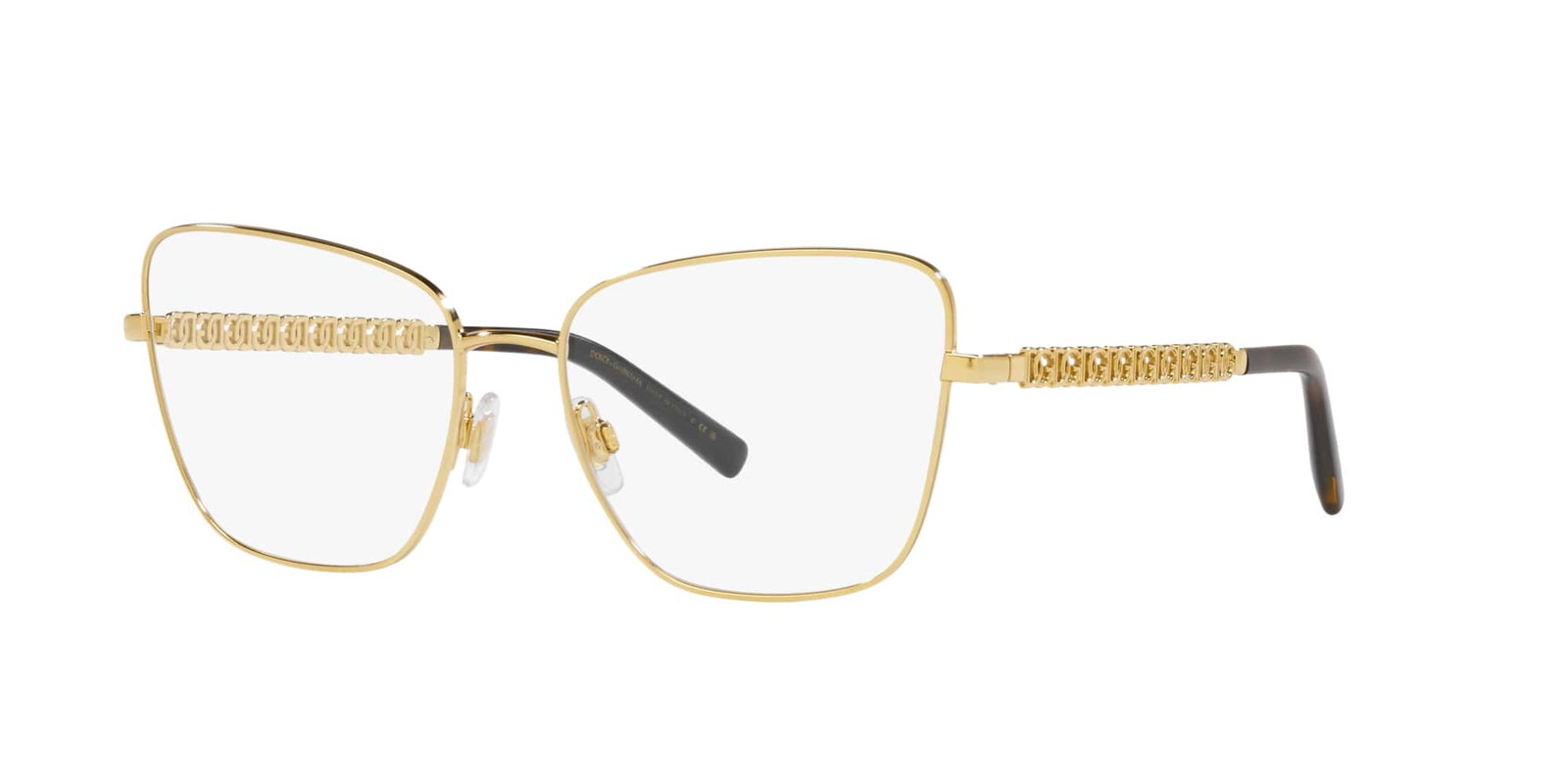 Dolce & Gabbana DG1346 02 – Gold Butterfly Damenbrille Metall