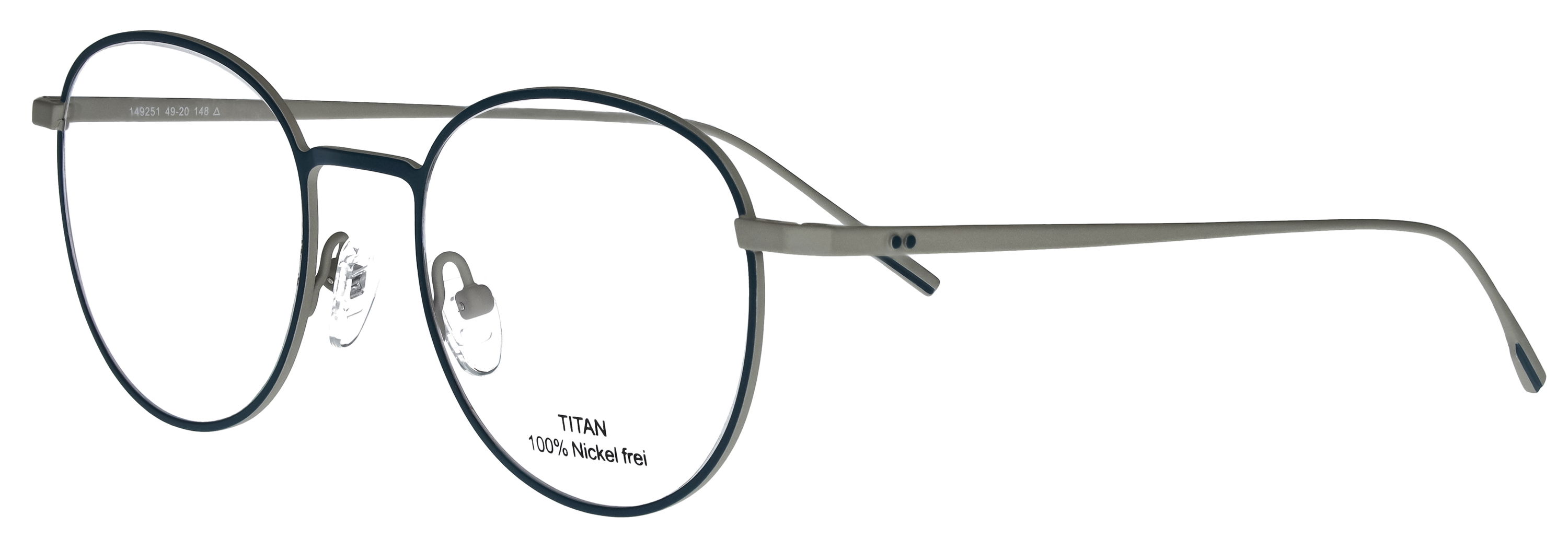 Auf diesem Bild sehen Sie eine Abele-Optik Brille 149251 in silber