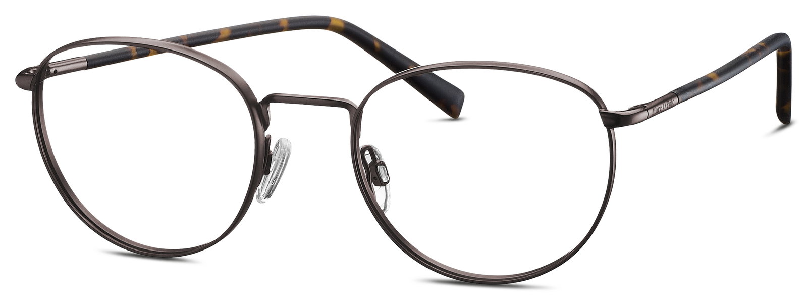 MARC O'POLO Eyewear 502205 60 – Runde Metallbrille Braun Oversize