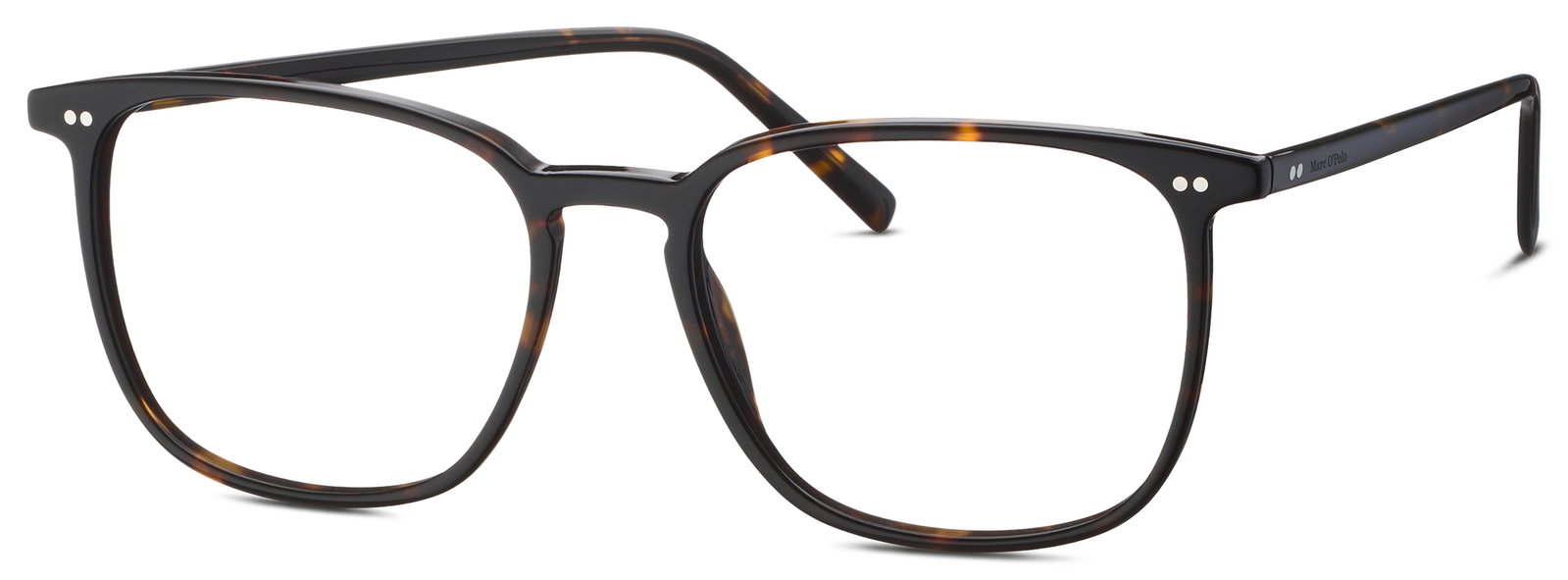 Marc O'POLO 503261 61 – Mehreckige Herrenbrille Braun Kunststoff