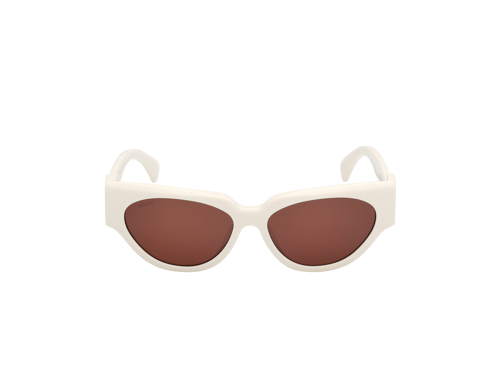 Das Bild zeigt die Sonnenbrille MM0139 von der Marke Max Mara in Weiß.