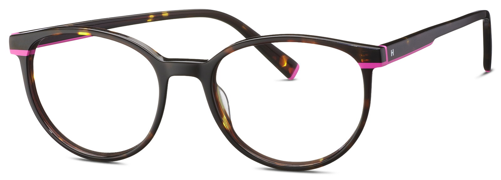 HUMPHREY'S 583161 60 – Runde Oversize Brille Braun Kunststoff