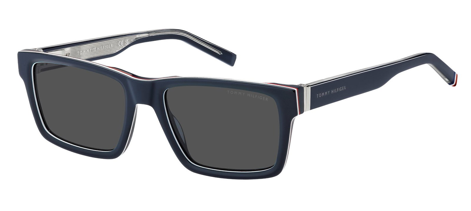 zu sehen ist die Sonnenbrille 2309/S von Tommy Hilfiger in der Farbe Blau.