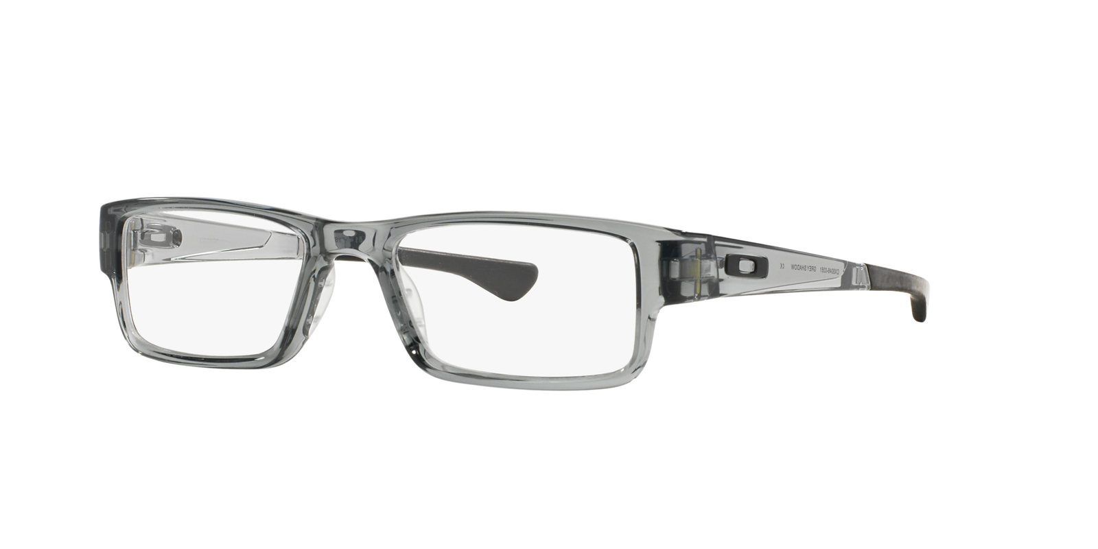 Oakley OX8046 804603 – Rechteckige graue Kunststoffbrille breit
