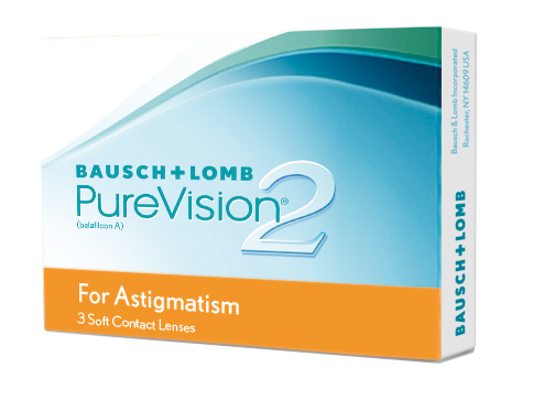 Pure Vision 2 HD Toric 3er Packung Pure Vision 2 HD for Astigmatism, Bausch & Lomb (3 Stk.)