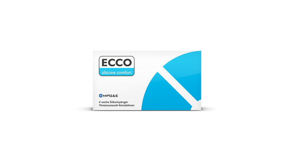 Ecco Silicone Comfort MPG&E 6 Stk. – Monatslinsen mit hohem Komfort