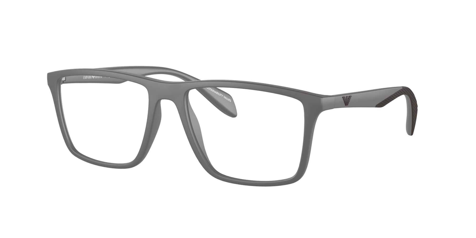 Emporio Armani Brille für Herren grau matt EA3230 5126 53