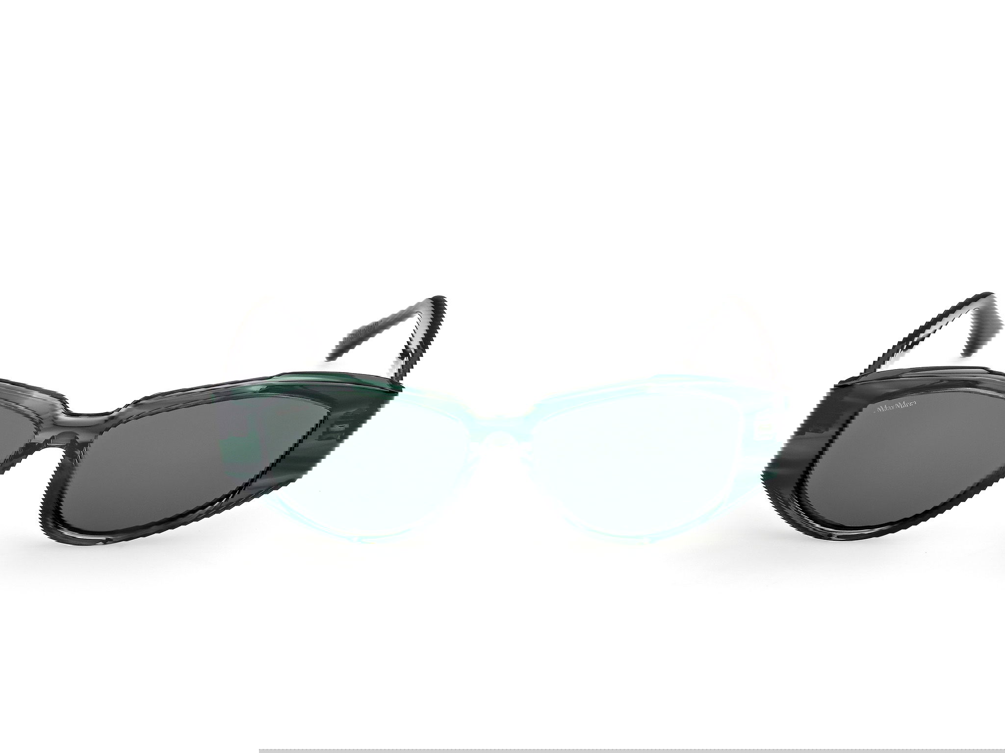 Das Bild zeigt die Sonnenbrille MM0161 von der Marke Max Mara in Grün.