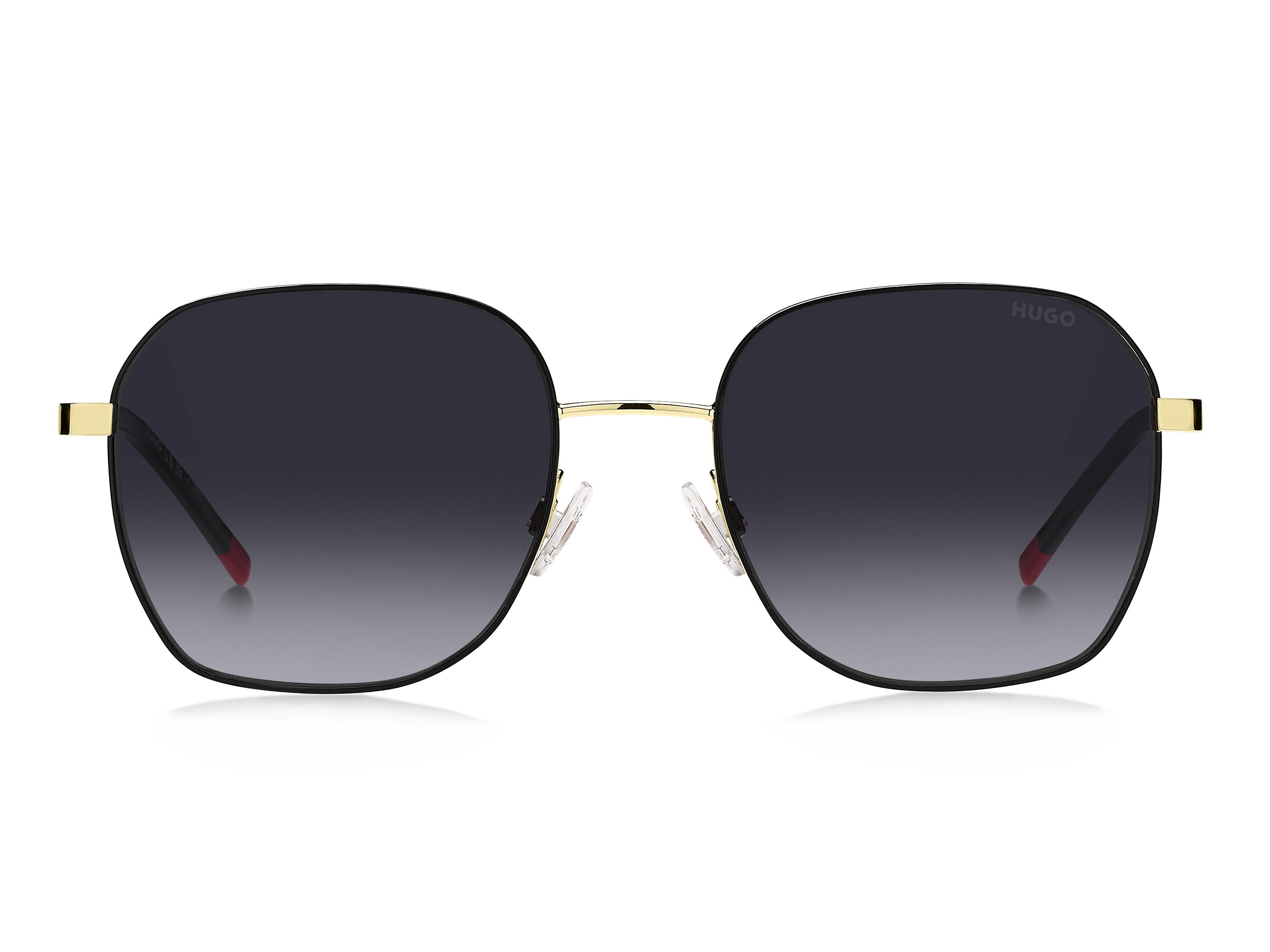 Das Bild zeigt die Sonnenbrille HG1267/S RHL von der Marke Hugo in gold/schwarz.