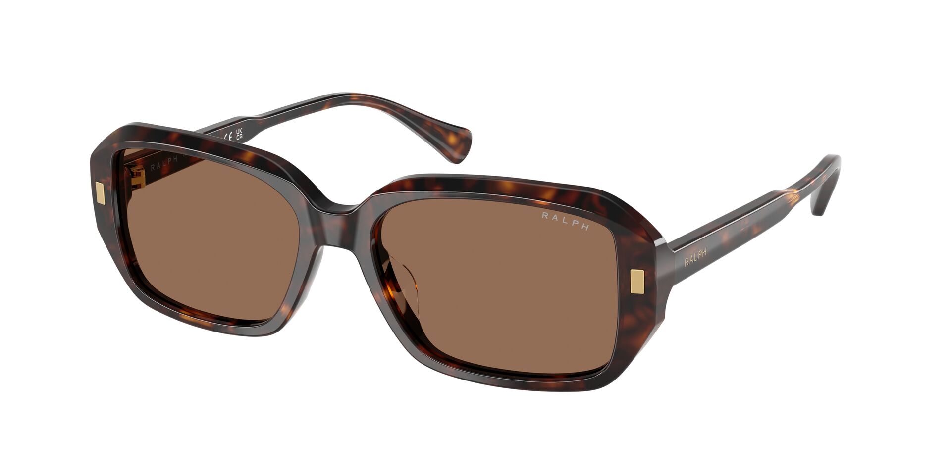 Das Bild zeigt die Ralph Sonnenbrille RA5325U 500373 leicht seitlich.