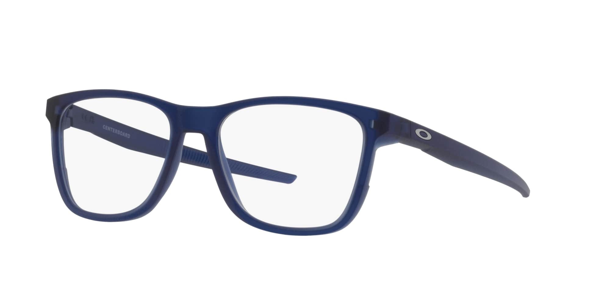 Das Bild zeigt die Korrektionsbrille OX8163 816308 von der Marke Oakley  in  blau transluzent.