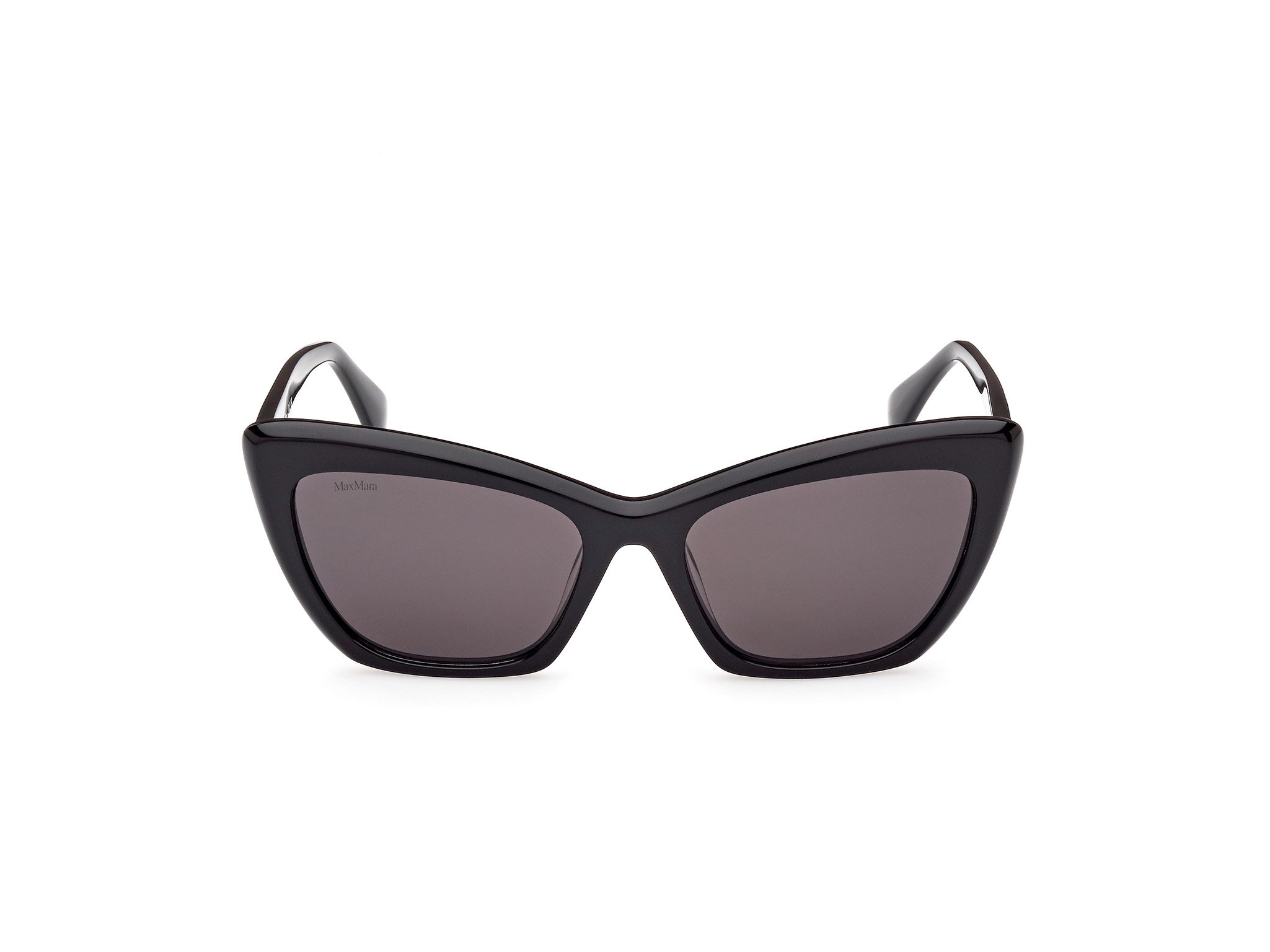 Das Bild zeigt die Sonnenbrille MM0063 01A von der Marke Max Mara in Schwarz.