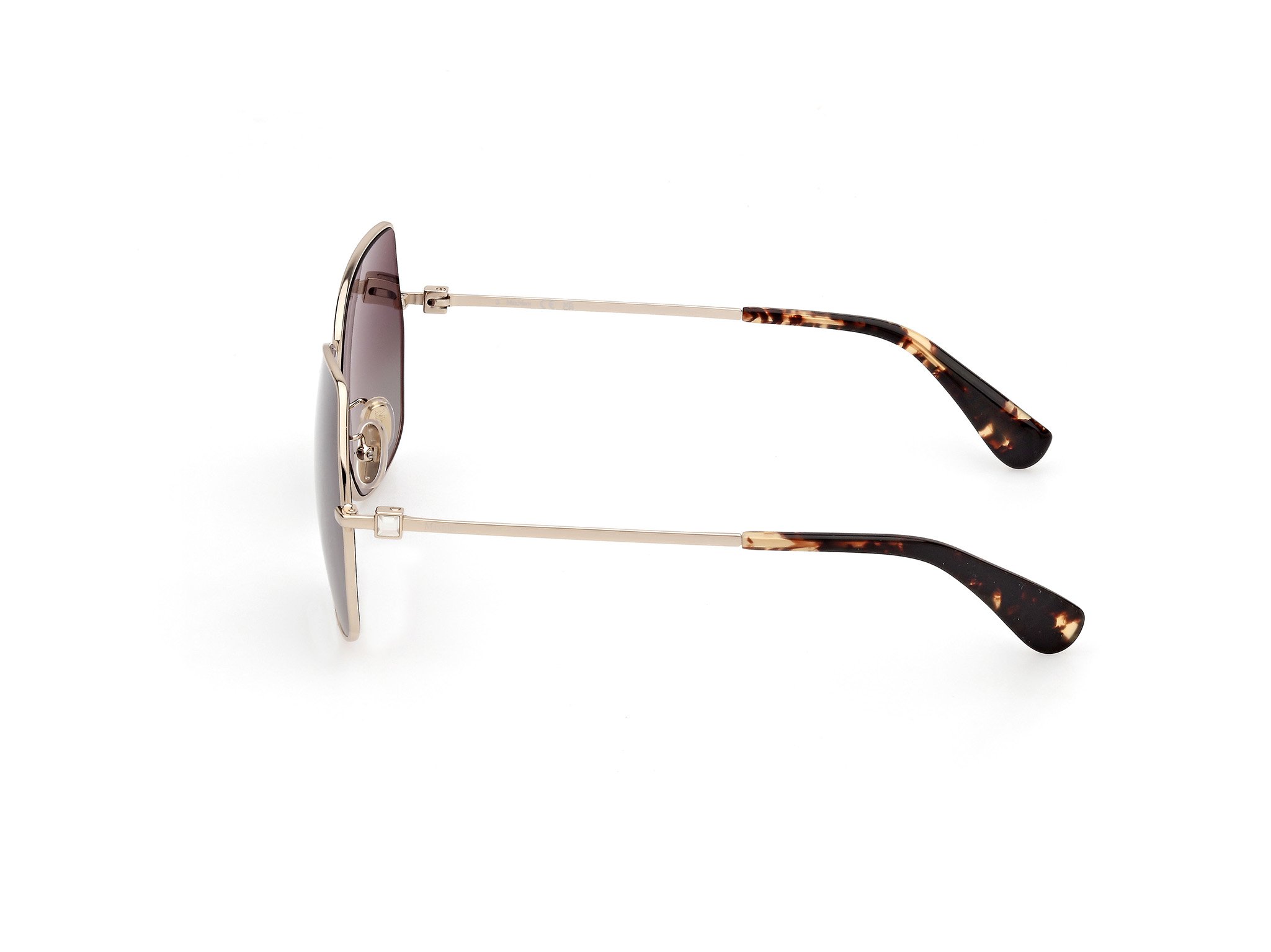 Das Bild zeigt die Sonnenbrille MM0035-H 32P von der Marke Max Mara in Blassgold.