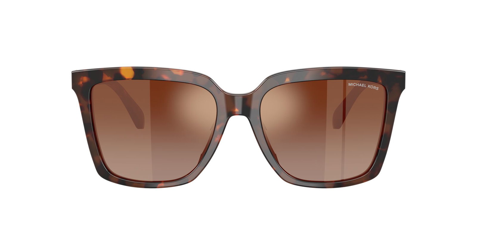 Das Bild zeigt die Sonnenbrille 0MK2256 von Michael Kors in Havana.