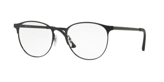 Ray Ban RX6375 2944 51 – Schmale Metallbrille Schwarz