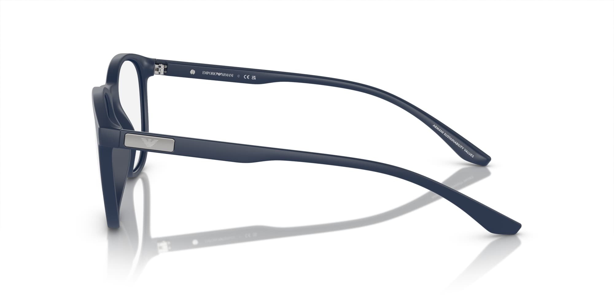 Emporio Armani Brille für Herren in blau matt EA3229 5763 51