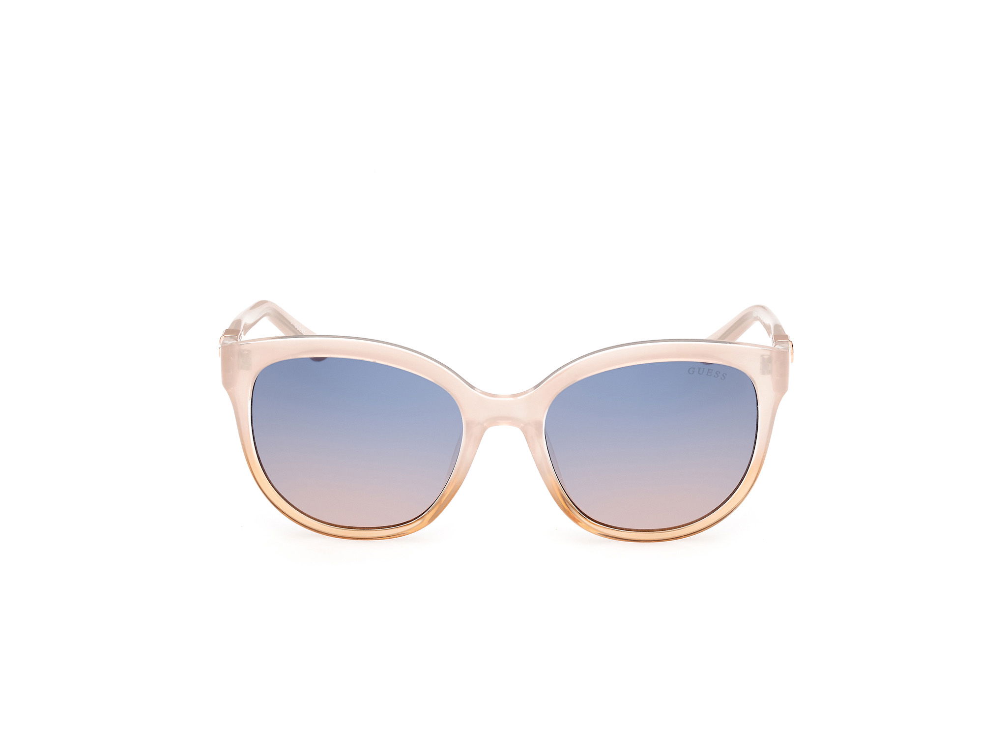 Das Bild zeigt die Sonnenbrille GU7877 92F von der Marke Guess in Beige