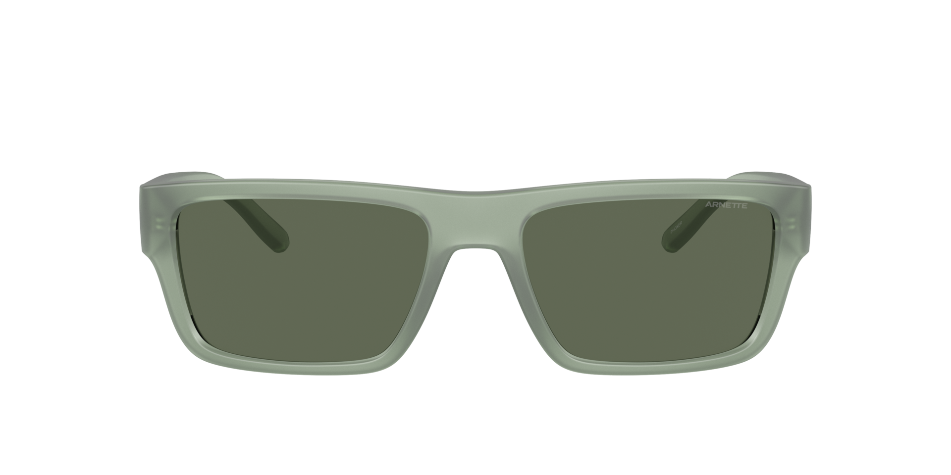 Das Bild zeigt die Sonnenbrille AN4338 293971 von der Marke Arnette in grün.
