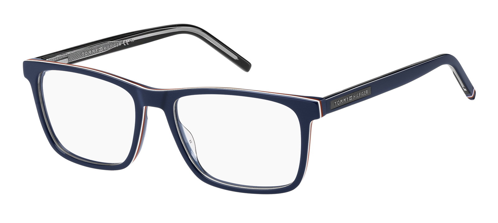 Tommy Hilfiger TH1945 PJP 56 – Quadratische blaue Kunststoffbrille
