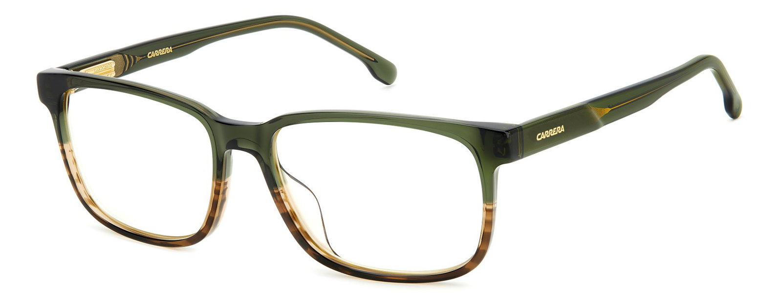 Zu sehen ist die Korrektionsbrille 1080770 von Carrera in der Farbe Grün.