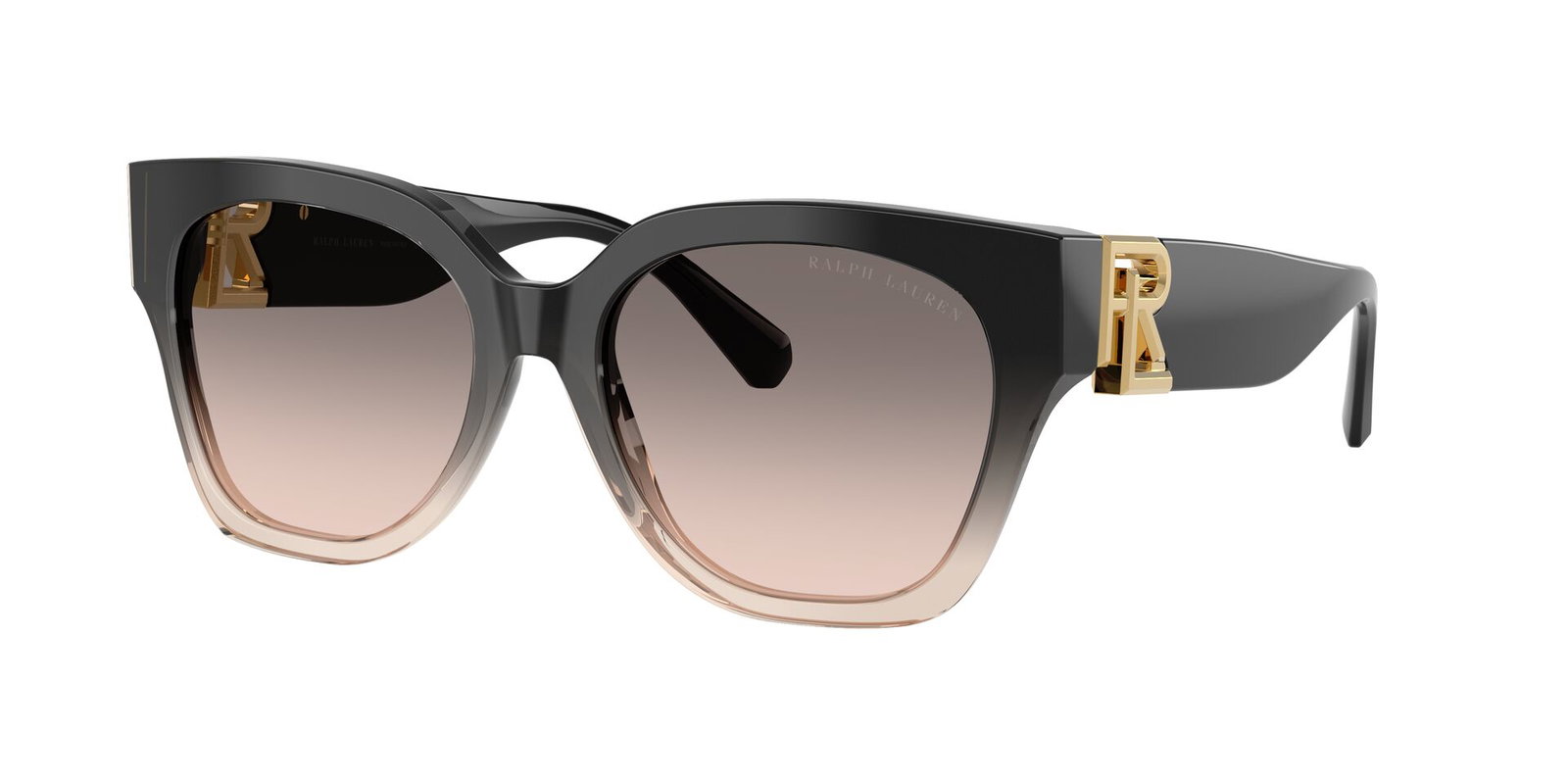 Ralph Lauren Sonnenbrille RL8221 The oversized Ricky Schwarz-Beige