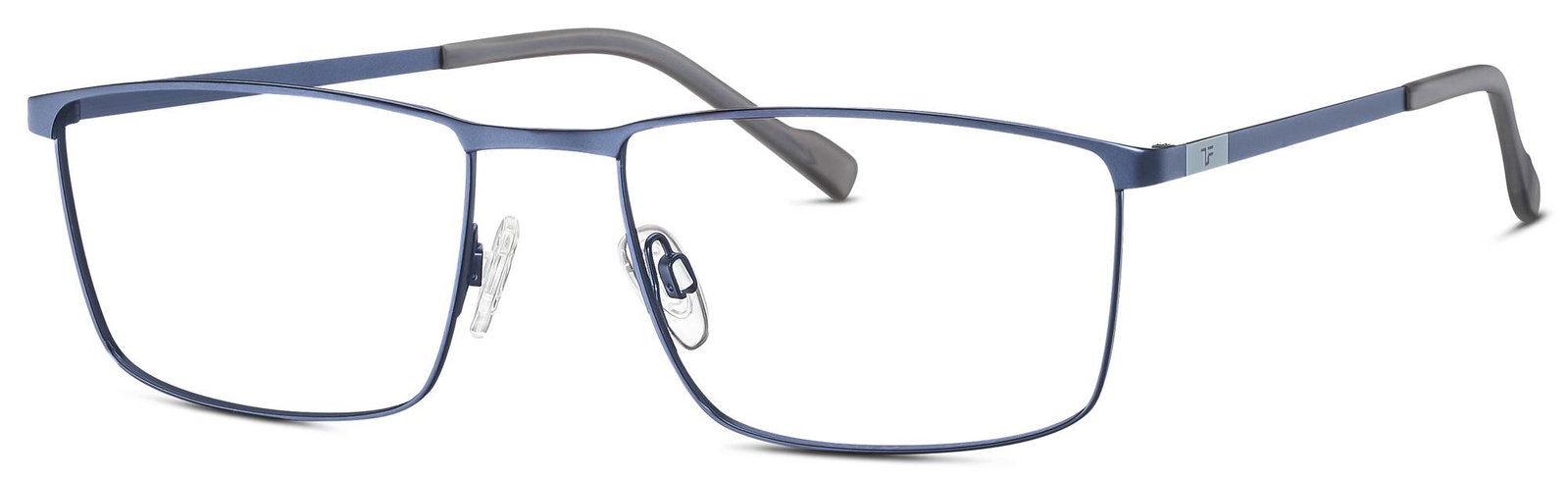TITANflex 820853 70 – Blaue Titan Metallbrille mittel