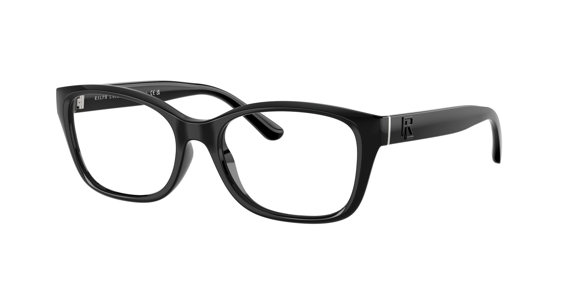 Das Bild zeigt die Korrektionsbrille RL6252U von der Marke Ralph Lauren in Schwarz.